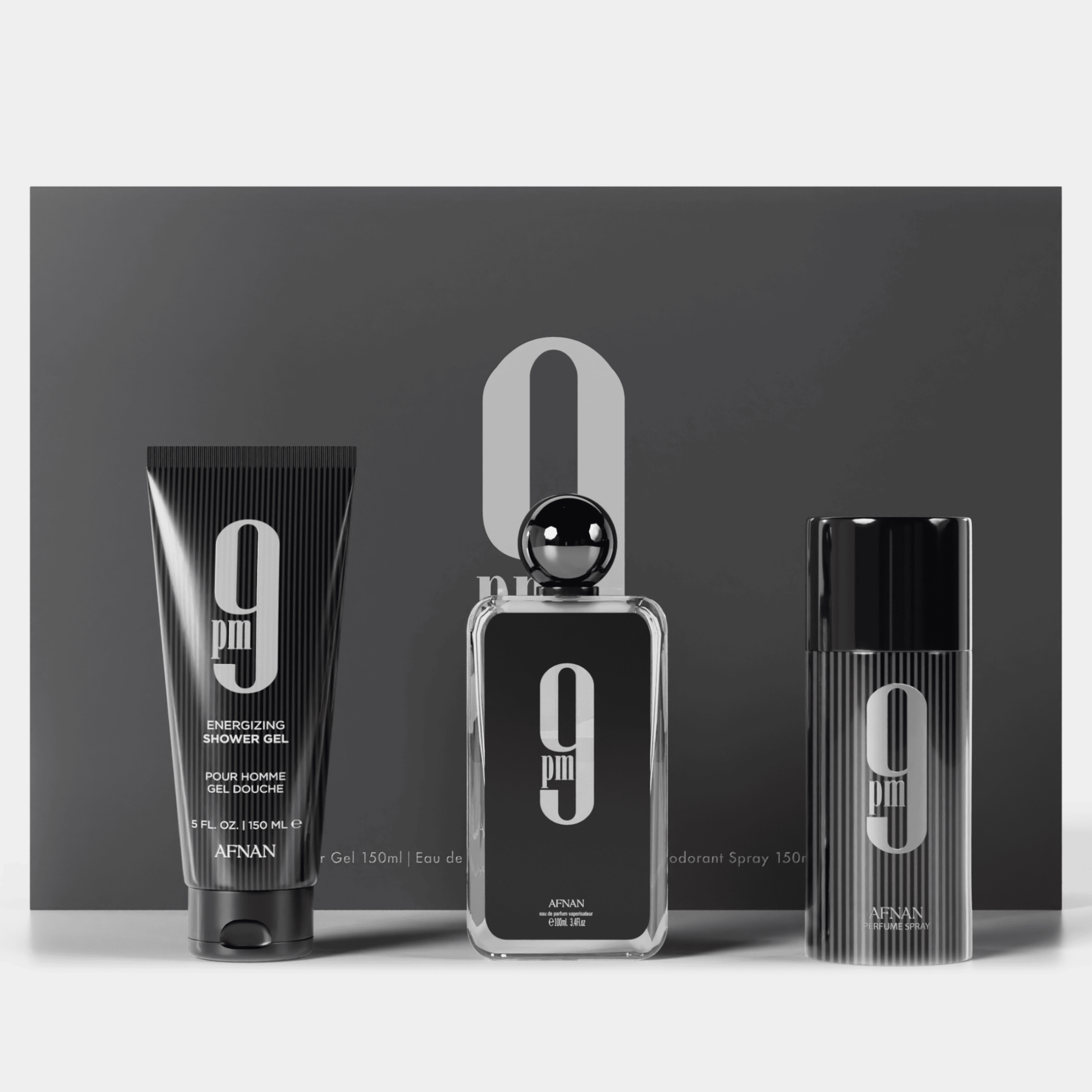GIFT SET 9 PM HOMME by Afnan Perfumes – Bold & Intense Fragrance