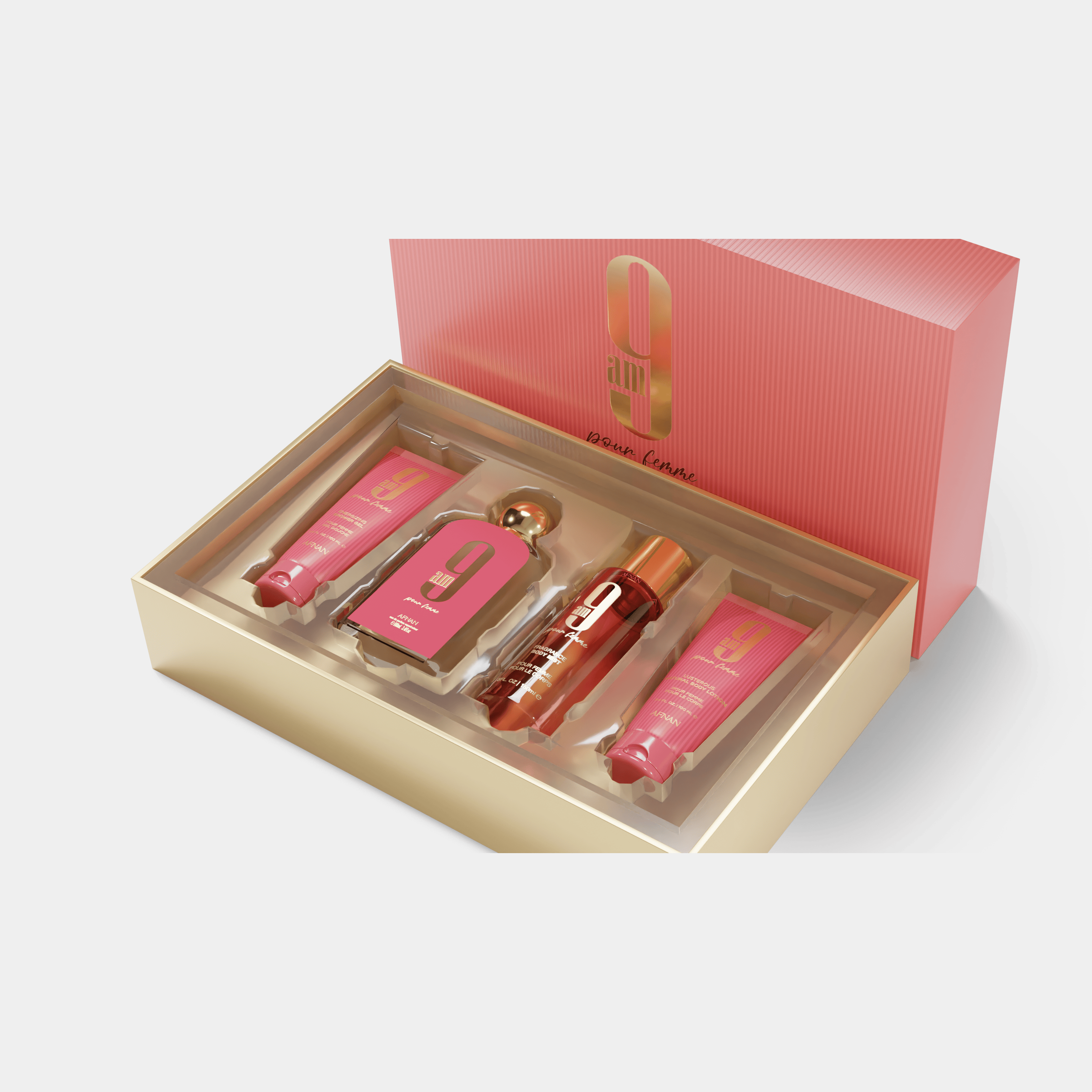 GIFT SET 9 AM POUR FEMME